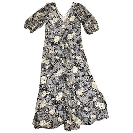 Spring summer 2019 maxi dress Ganni Multicolour size 34 FR in Viscose - 9838876