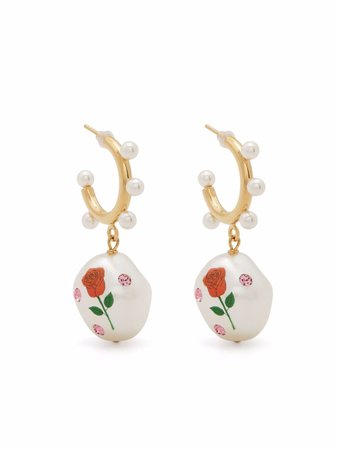 SAFSAFU Jelly Beans Pearl Earrings - Farfetch