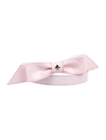 Kate Spade New York Patent Leather Bow Belt - Accessories - WKA104434 | The RealReal