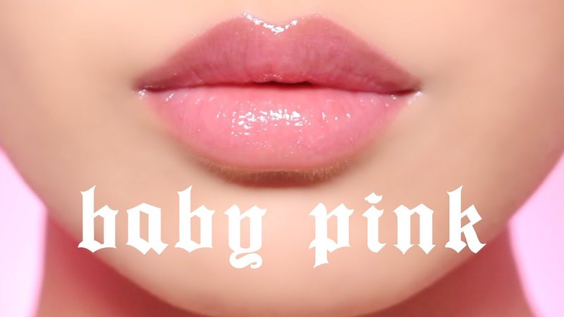 baby pink lip gloss