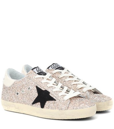 Exclusive to Mytheresa – Superstar glitter sneakers