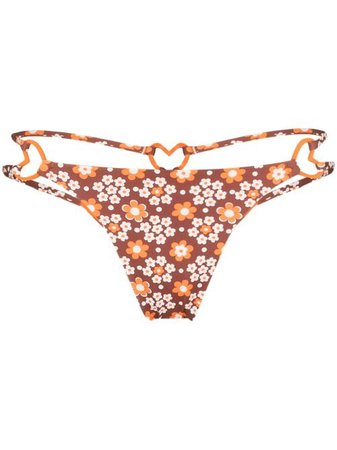 Shop Frankies Bikinis Kailyn floral-print bikini bottoms with Express Delivery - FARFETCH