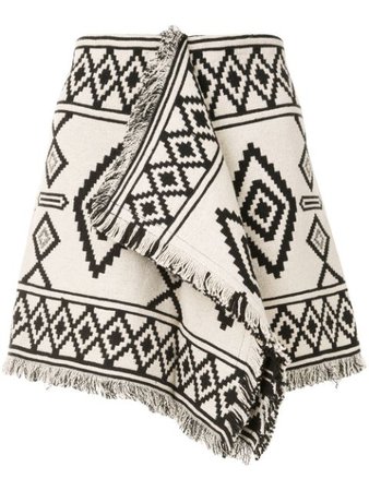 Isabel Marant Étoile Jiloa graphic-pattern Mini Skirt - Farfetch