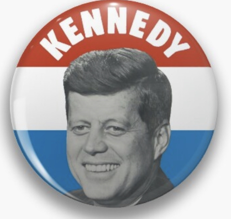 john f Kennedy jfk campaign button