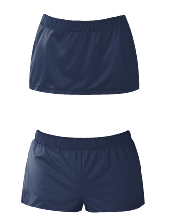 low-rise sporty shorts png