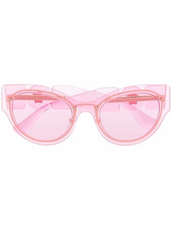 Shop Versace Eyewear cat-eye frame sunglasses with Express Delivery - FARFETCH