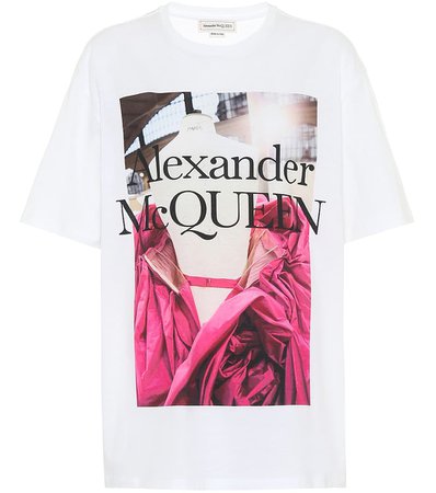 Logo Cotton T-Shirt | Alexander McQueen - Mytheresa