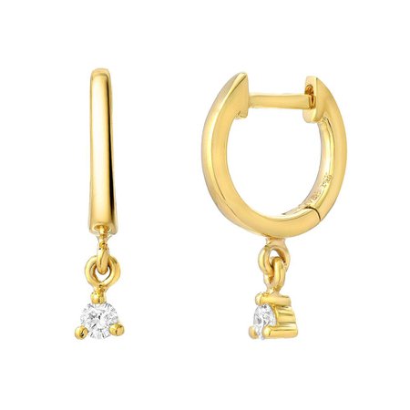 Gold Hoop Earrings Jewelry Mini Diamond Dangling Gold Earrings Ln41 Trabert Goldsmiths Gold Earrings On Sale 14k Gold Earrings Gold Plated Earrings Gold