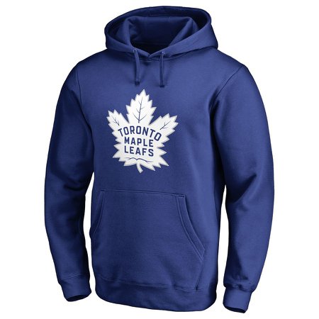 Men's Toronto Maple Leafs Auston Matthews Fanatics Branded Blue Backer Name & Number Pullover Hoodie