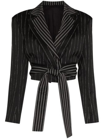 UNRAVEL PROJECT Reversible Cropped Blazer - Farfetch