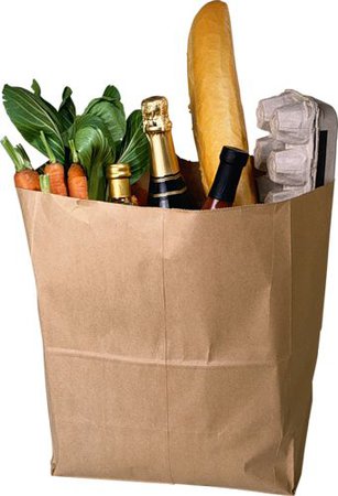 Grocery paper bag