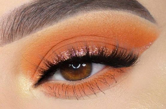 Orange Eye Makeup