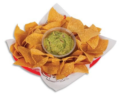 guacamole and chips