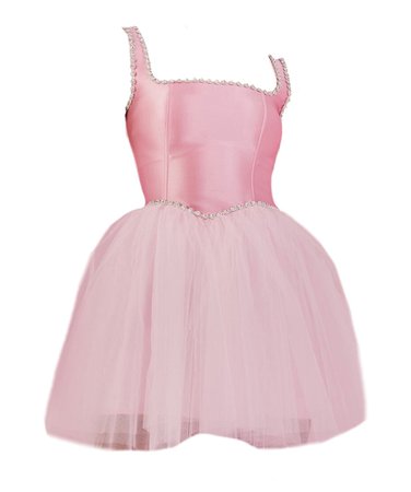 Pink Embellished Tutu Dress (edit by alldressedupbutnowheretogo)