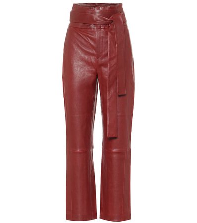 Stouls, Katousha high-rise leather pants
