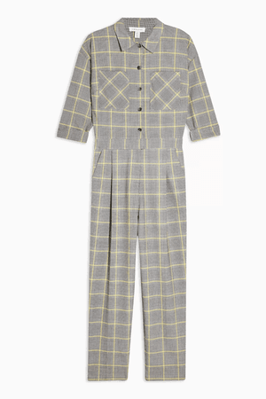 Gray Check Boiler Suit September 2020 Think classic pattern when it comes to your style - Google Search