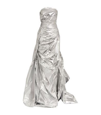 Womens Sandra Mansour silver Metallic Cosmic Love Gown | Harrods # {CountryCode}