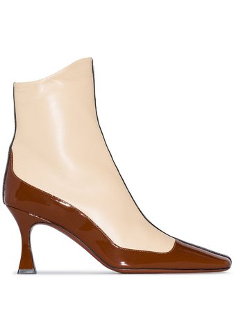 Manu Atelier Duck Panelled Ankle Boots - Farfetch