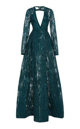 Bead-Embroidered Maxi Dress By Elie Saab | Moda Operandi