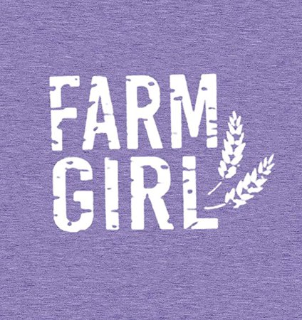 Farm Girl Print Women T-Shirt Wheat Graphic Short Sleeve O-Neck Tee Tops Size L (Grey) at Amazon Women’s Clothing store