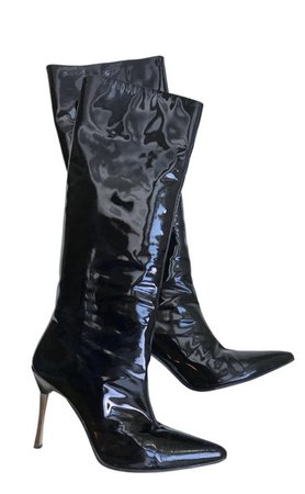 Tom Ford for Gucci Patent Leather Boots (C. 1997)