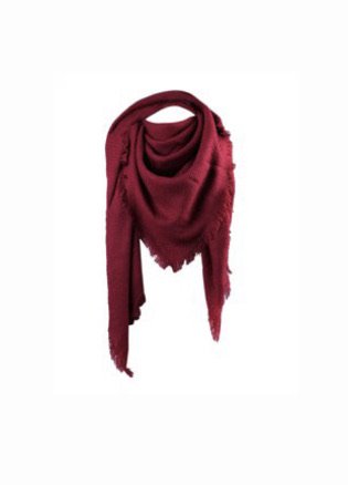 burgundy shawl