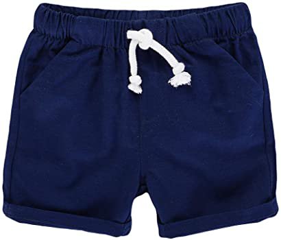 Amazon.com: HILEELANG Toddler Boys' Shorts 2-Pack Chino Short Summer Cotton Casual Pants with Pockets Khaki Navy Blue 3t: Clothing, Shoes & Jewelry