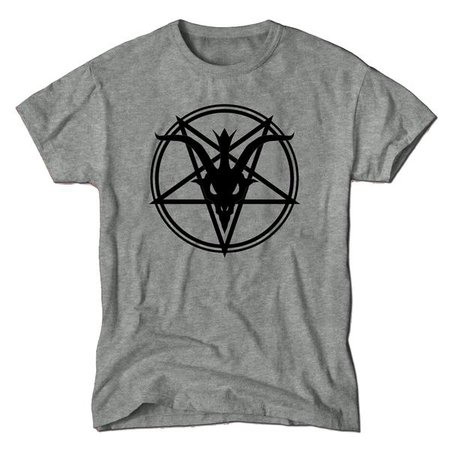 Grey Logo T-shirt - The Satanic Temple