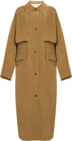 Kassl Coated-Cotton Trench Coat