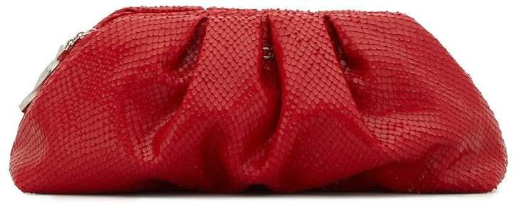 Tomato embossed clutch bag