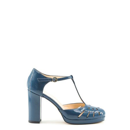 Pumps | Shop Women's Made In Italia Blue Leather Pumps at Fashiontage | SEFORA_BLUNAVY-223009