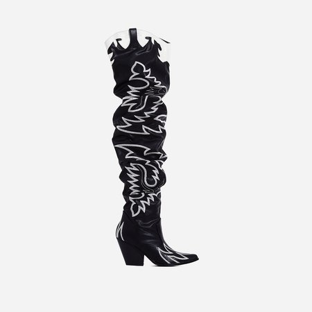 over the knee cowboy boots -Ego.co.uk
