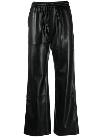 Nanushka faux-leather high-waist Trousers - Farfetch
