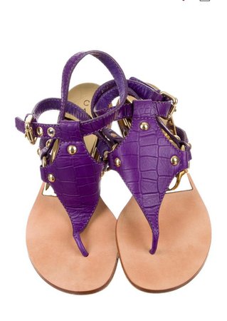 Casadei Purple Sandals