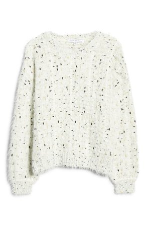 cupcakes and cashmere Nisha Fuzzy Speckle Pullover | Nordstrom
