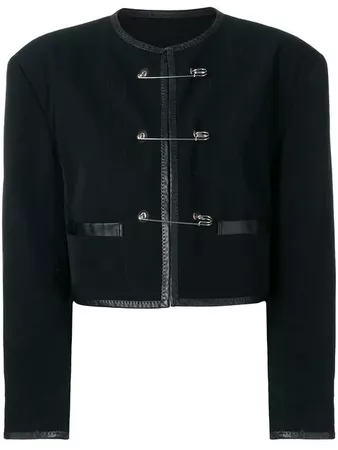Jean Paul Gaultier Vintage Safety pins cropped jacket