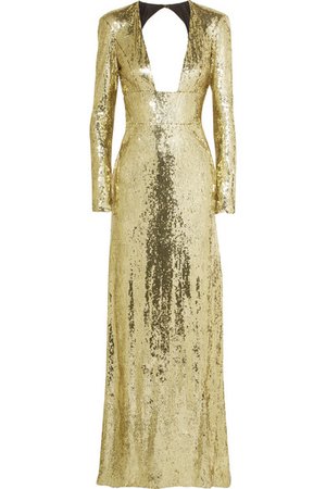 Dundas | Open-back sequined tulle gown | NET-A-PORTER.COM