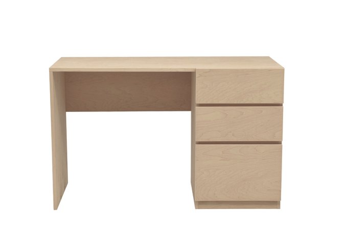 Urban Basics Desk 3 Drawer / Desks / Office by urbangreen Furniture New York