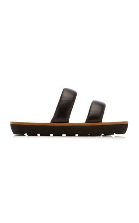 Mono Puffy Leather Slide Sandals By Proenza Schouler | Moda Operandi