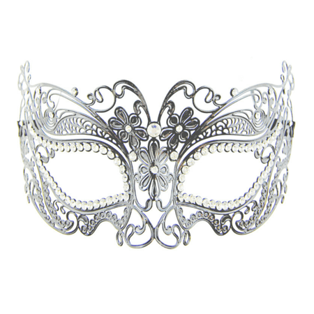 silver masquerade mask 2