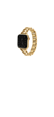 Gold Herringbone Apple Watch Band