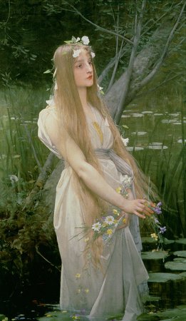 Ophelia Painting by Jules Joseph Lefebvre | Fine Art America