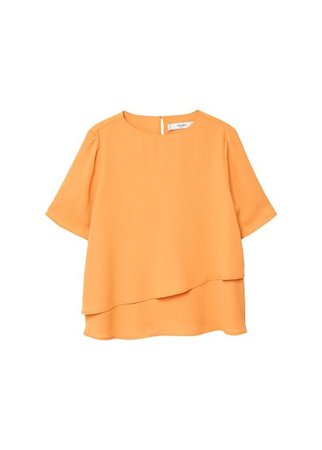 MANGO Double-layer blouse