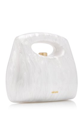 Mimi Marbled Acrylic Top Handle Bag By Cult Gaia | Moda Operandi