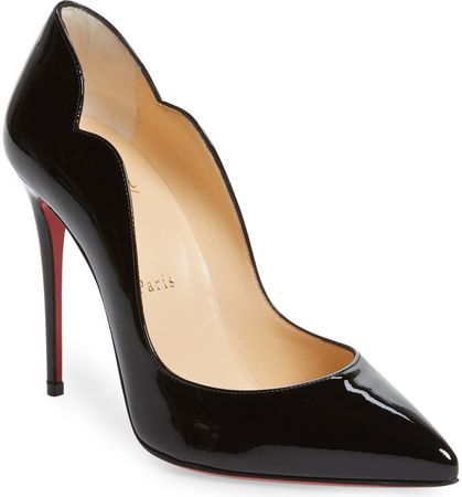 Christian Louboutin Hot Chick Scallop Pointed Toe Pump | Nordstrom