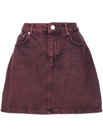 Ganni Short Denim Skirt