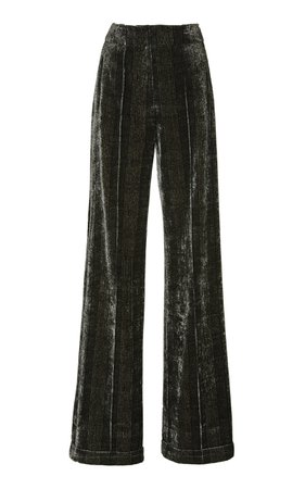 Lacy Velvet Newton Pants by Jonathan Simkhai | Moda Operandi