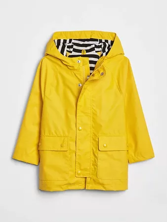 Jersey-Lined Raincoat | Gap
