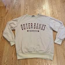 white and brown outerbanks sweater - Google Search