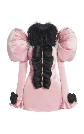 @lollialand- pink and black bow dress
